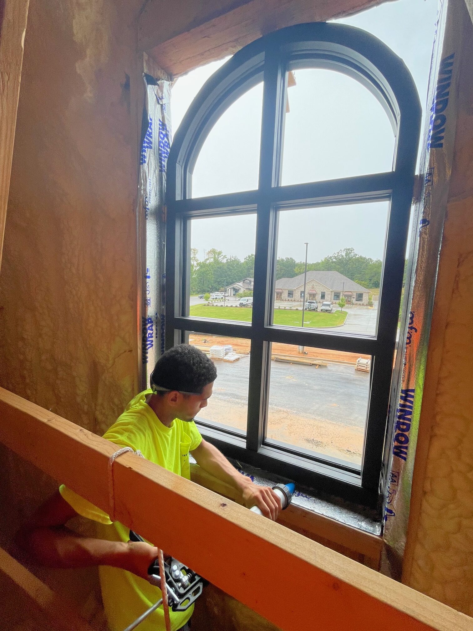 Arch Window Installation by Independent Glass