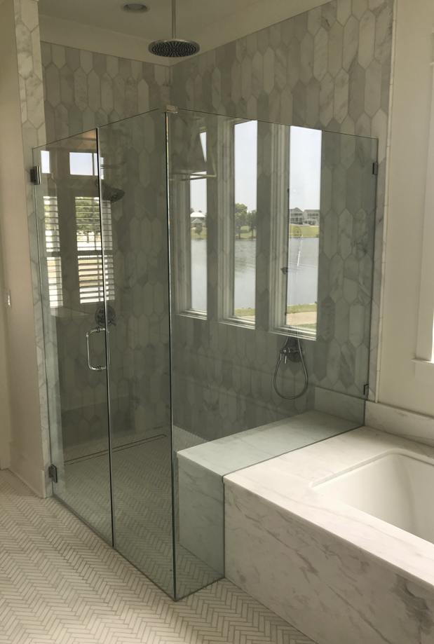 Elegant Frameless Shower Auburn