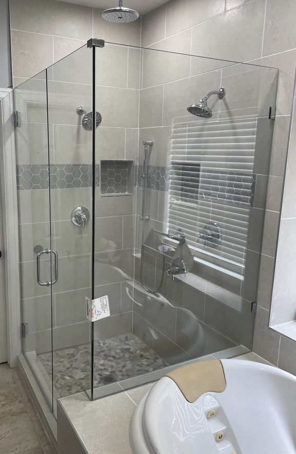 Prattville Frameless Glass Shower Installation by Independent Glass