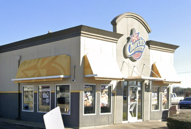 Independent Glass Installation of Selma's Churches Chicken.